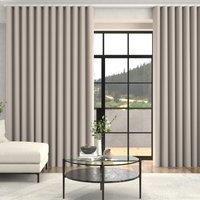 Lindy Shimmer Woven Made To Measure Curtains + FREE Track - Wave Putty