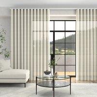 Romeo Voile Made To Measure Curtains + FREE Track - Wave Cream