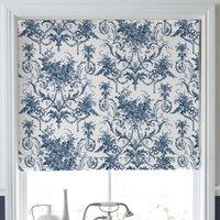 Laura Ashley Tulleries Made To Measure Roman Blind Midnight