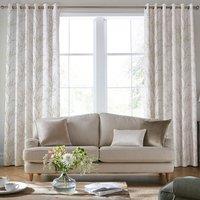 Laura Ashley Pussy Willow Made To Measure Curtains Dove Grey