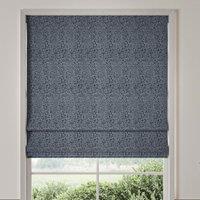 William Morris Bird And Anemone Woven Made To Measure Roman Blind Midnight