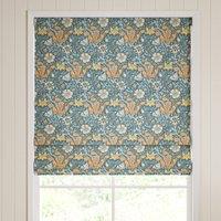 William Morris Compton Velvet Made To Measure Roman Blind Bluebird