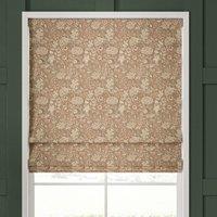 William Morris Double Bough Made To Measure Roman Blind Terracotta
