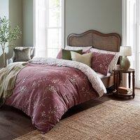 Laura Ashley Pussy Willow Duvet Cover Bedding Set Plum Purple