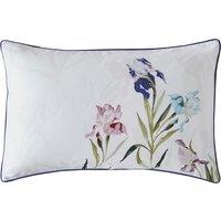 Laura Ashley Hawling Irises Pillowcase Housewife Grape Purple