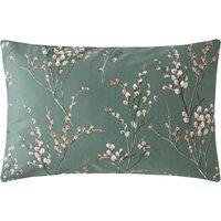 Laura Ashley Pussy Willow Pillowcase Housewife Fern Green