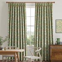 William Morris Compton Velvet Made To Measure Curtains Apple