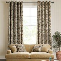 William Morris Fruit Made To Measure Curtains Flax
