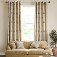 William Morris Fruit Embroidery Made To Measure Curtains Honey