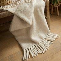 Laura Ashley Bronwen 130cm x 170cm Throw Natural
