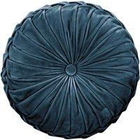 Laura Ashley Rosanna 35cm x 14cm Round Filled Cushion Dark Seaspray