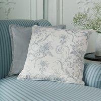 Laura Ashley Tuileries 50cm x 50cm Filled Cushion Dark Dove Grey