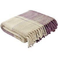Laura Ashley Dylan 150cm x 200cm Throw Grape