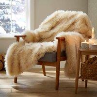 Laura Ashley Berwyn 130cm x 170cm Throw Cream