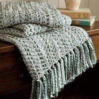 Laura Ashley Liberton 130cm x 170cm Throw Sage Green