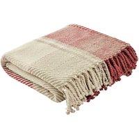 Laura Ashley Dylan 150cm x 200cm Throw Cranberry