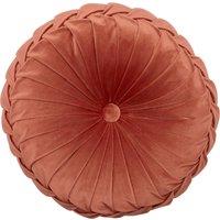Laura Ashley Rosanna 35cm x 14cm Round Filled Cushion Terracotta