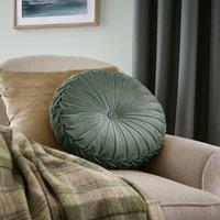 Laura Ashley Rosanna 35cm x 14cm Round Filled Cushion Fern