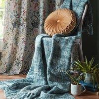 Laura Ashley Brydie 130cm x 170cm Throw Seaspray Blue