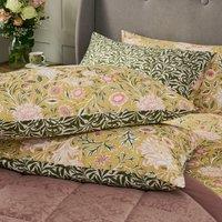 William Morris At Home Double Bough Housewife Pillowcase Pair Gold