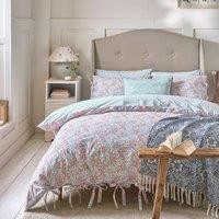 William Morris At Home Clover Duvet Cover Bedding Set Powder Blue Madder