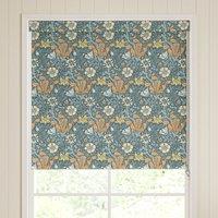 William Morris Compton Blackout Made To Measure Roller Blind Bluebird