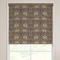 William Morris African Marigold Blackout Made To Measure Roller Blind Walnut