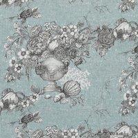 HOUSE Llewelyn-Bowen Vacannes Fabric Opaline Moonstone
