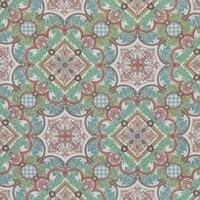 HOUSE Llewelyn-Bowen Festivo Printed Fabric Taffy