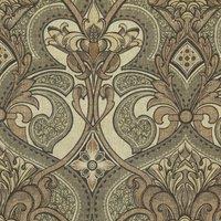HOUSE Llewelyn-Bowen Gwendoline Printed Damask Fabric Aurelia