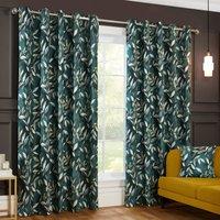 Madrid Ready Made Eyelet Blackout Curtains Bottle