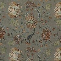 Linda Barker Home Chennai Printed Blackout Fabric Mushroom