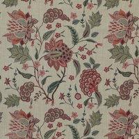 Linda Barker Home Chennai Printed Blackout Fabric Paprika