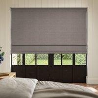 ANTE DECOR Lusso Blackout Made To Measure Roman Blind Charcoal