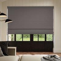 ANTE DECOR Lucent Sleek Blackout Made To Measure Roman Blind Smoke