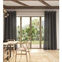 ANTE DECOR Aura NO JOINS Light Filtering Made To Measure Curtains Bark