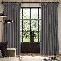 ANTE DECOR Lucent NO JOINS Sleek Blackout Made To Measure Curtains Smoke