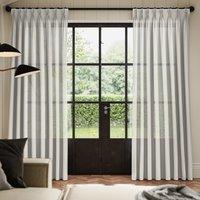 ANTE DECOR Karrika NO JOINS Sheer Made To Measure Curtains Pearl