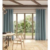 ANTE DECOR Aura NO JOINS Light Filtering Made To Measure Curtains Chambray
