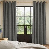ANTE DECOR Concordia NO JOINS Blackout Made To Measure Curtains Graphite