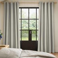 ANTE DECOR Lucent NO JOINS Sleek Blackout Made To Measure Curtains Ecru