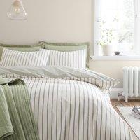 Bianca Hampton Stripe Duvet Cover Bedding Set Green