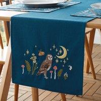 Catherine Lansfield Enchanted Twilight 33cm x 220cm Runner Navy
