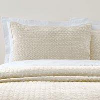 Bianca Attica Velvet Pillow Protector Natural
