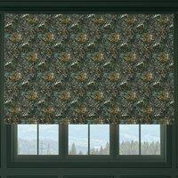 HOUSE Llewelyn-Bowen Hedgerovia Printed Velvet Made To Measure Roman Blind Tropicana