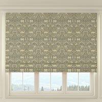 HOUSE Llewelyn-Bowen Menagerie Artois Printed Made To Measure Roman Blind Fawn