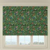 HOUSE Llewelyn-Bowen Cotswold Fantasia Printed Made To Measure Roman Blind Forest Green