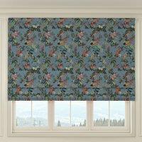 HOUSE Llewelyn-Bowen Cotswold Fantasia Printed Made To Measure Roman Blind Cornflower Blue