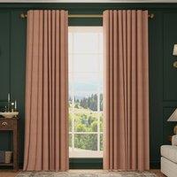 HOUSE Llewelyn-Bowen Oak Leaf Made To Measure Curtains Sienna