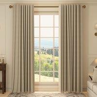 HOUSE Llewelyn-Bowen Oak Leaf Made To Measure Curtains Linen